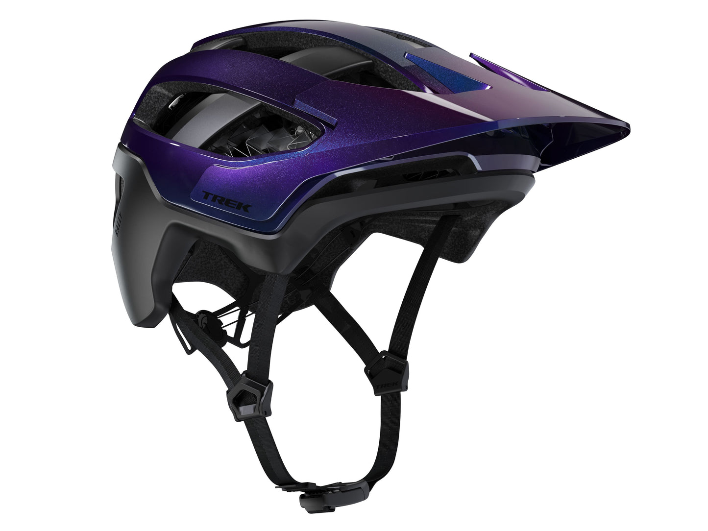 Casco Trek Rally WaveCel Grande Púrpura Flip/Negro CPSC