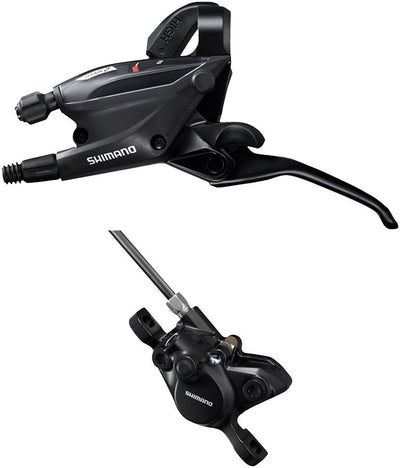 Levier de changement/frein Shimano ST-EF505 EZ Fire Plus & étrier BR-MT200 - Gauche/Avant