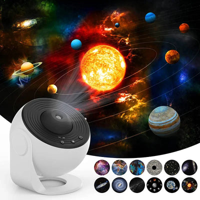 Galaxy Projector Night Light for Kids - 360° Rotating Starry Sky