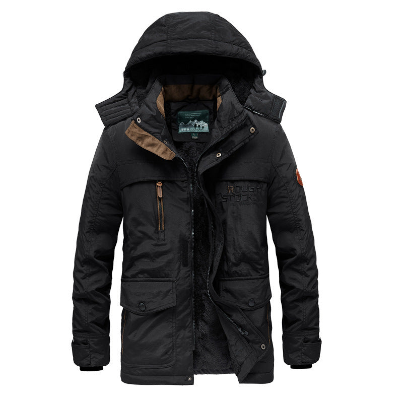 Premium Brown Cotton Parka for Young Adults