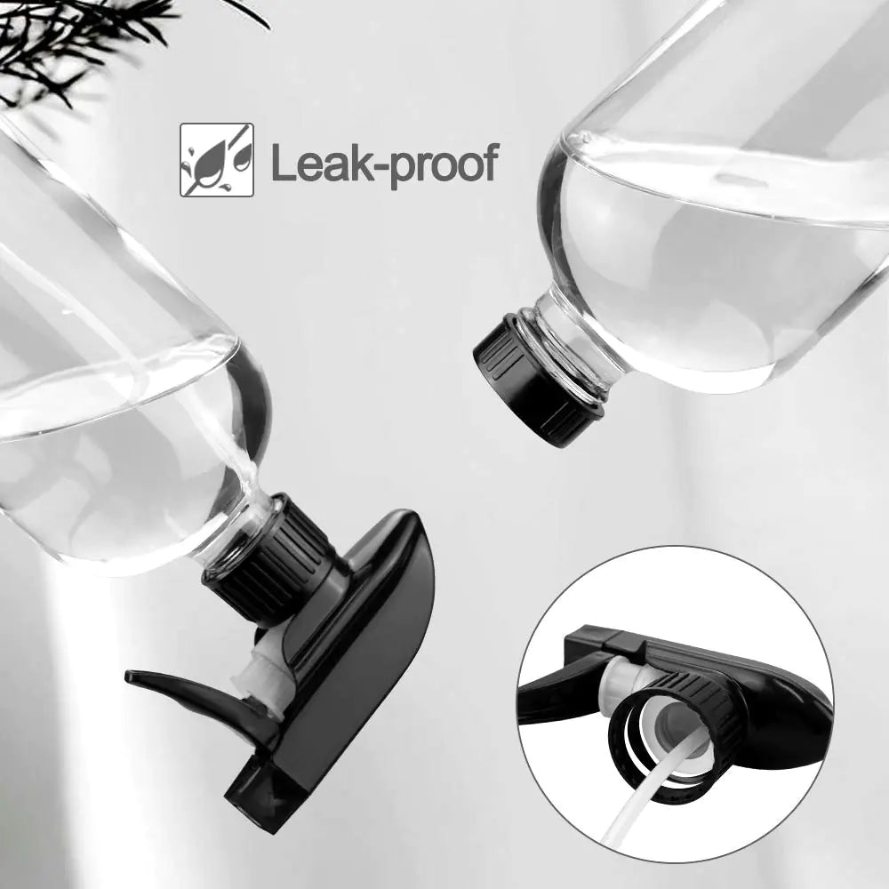 Bouteilles en verre transparent de 16 oz - Pack de 3 avec buse réglable