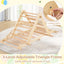 Juego de Escalada Pikler Triángulo 3 en 1 - Juguete Montessori Plegable