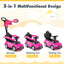 Mercedes-Benz Coche de Empuje 3 en 1 - Rosa