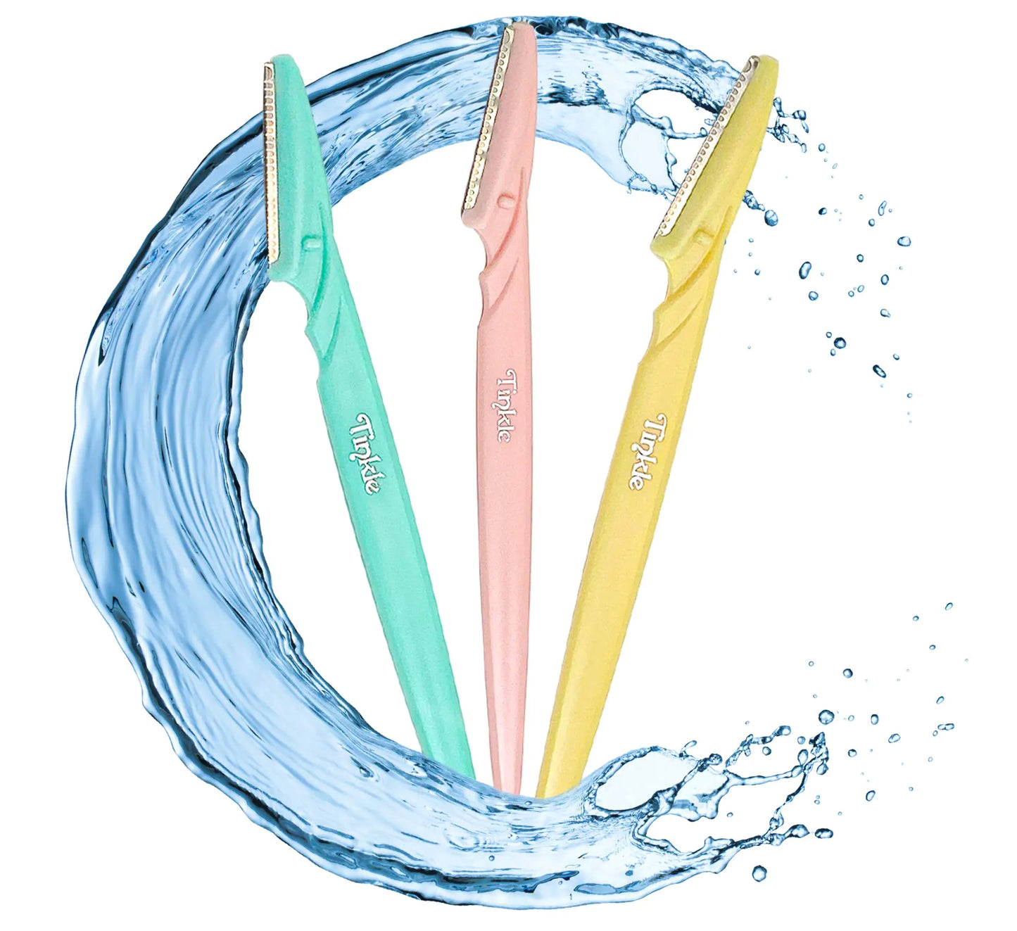 Rasoirs à sourcils Dorco Tinkle - Pack de 3 outils de précision pour le toilettage