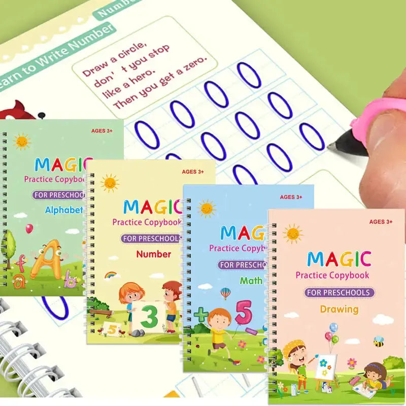 BrightChild™ Cahier Réutilisable pour Enfants