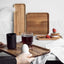 Platos de Madera Hechos a Mano - Elegantes Bandejas Cuadradas