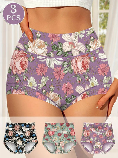 3pcs High Waisted Briefs for Women - Comfortable and Stylish