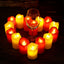 Ensemble de bougies LED sans flamme en 3 pièces pour une décoration élégante