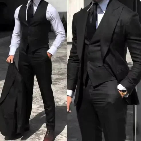 Ensemble de costume classique 3 pièces pour homme