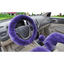 Juego de Cubiertas de Volante de Coche de Lana de Invierno de 3 Piezas