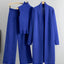 Conjunto de Tejido Elegante de 3 Piezas para Mujeres con Cárdigan y Pantalones