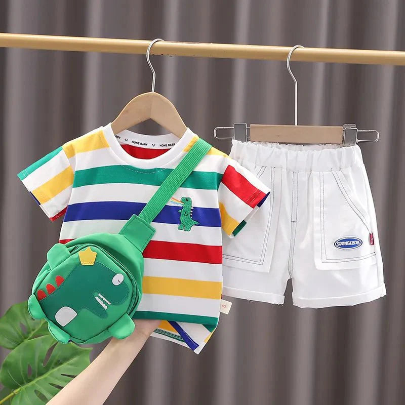 3-Piece Infant Casual Dinosaur Outfit Set