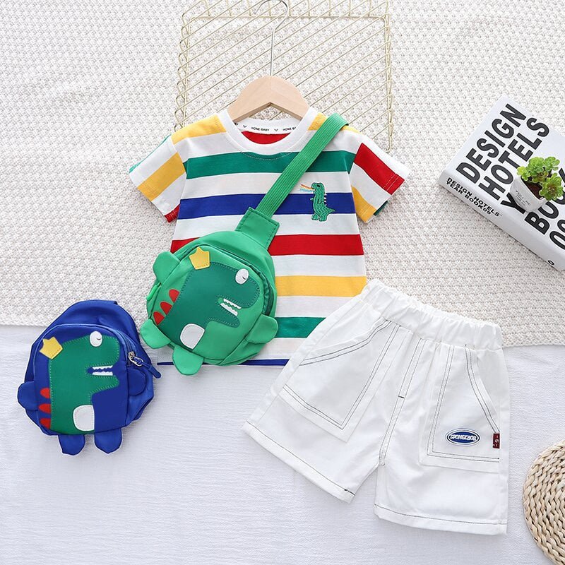 3-Piece Infant Casual Dinosaur Outfit Set