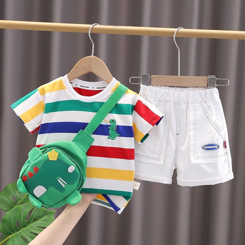 3-Piece Infant Casual Dinosaur Outfit Set