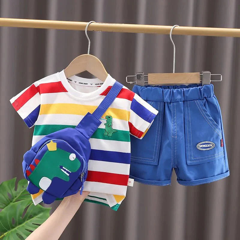 3-Piece Infant Casual Dinosaur Outfit Set