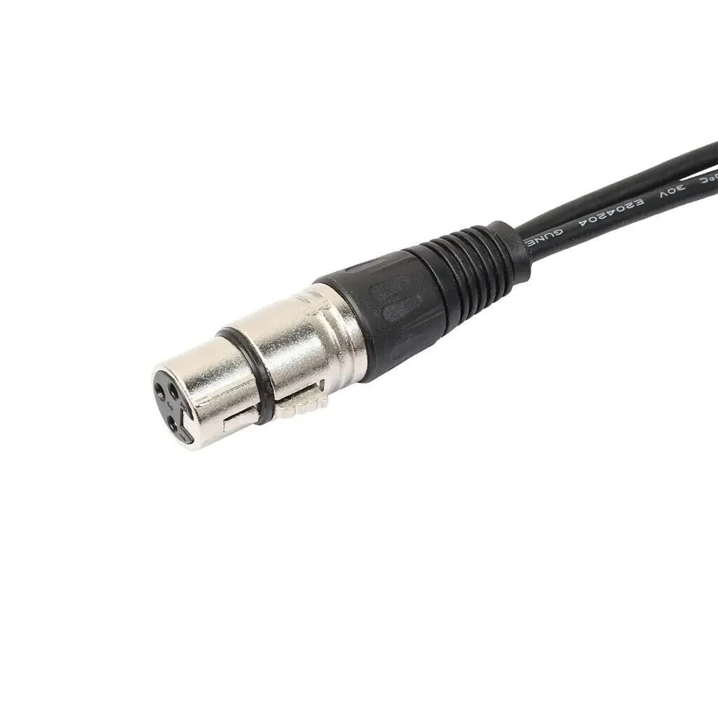 3Pin XLR Female to Dual Male Y Splitter Cable Adapter