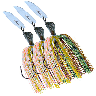Reaction Tackle Breaker Blade Jigs - 3-Pack for Fishing