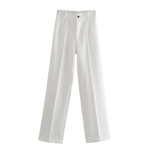 Pantalons Droits de Bureau Premium