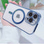 Luxury Plating Clear Magnetic Wireless Charger Case