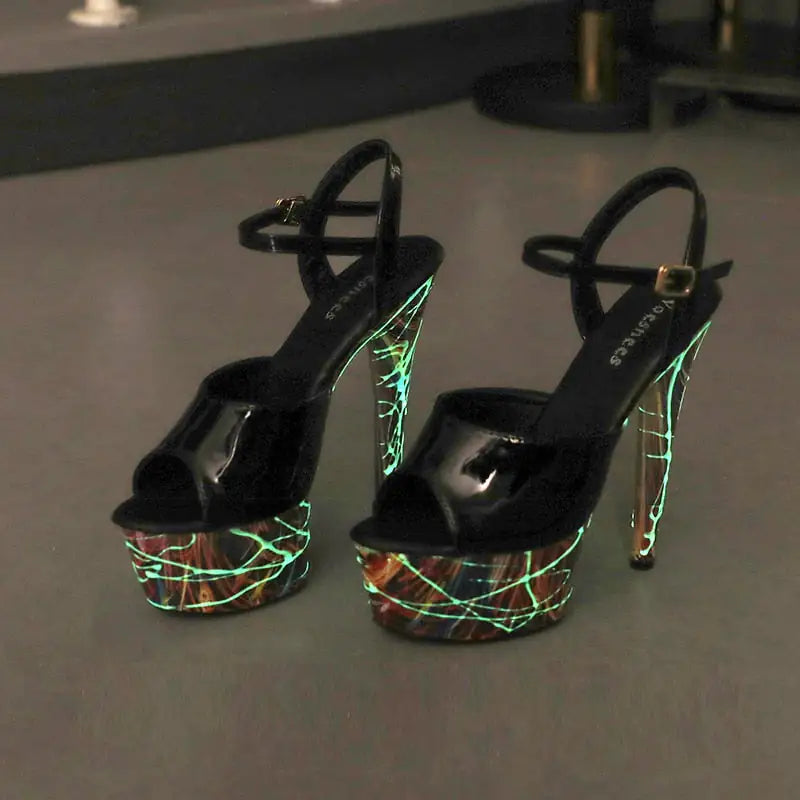 Premium Leather Stiletto High Heels
