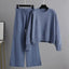 Ensemble de Pantalons Amples Tricotés Chic pour Femmes