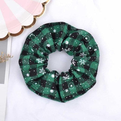 Handmade Fashion Christmas Scrunchie - 4.38 Inch Hair Accessory