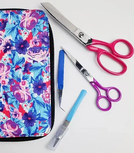 Kit de Costura de 4 Piezas con Patrón Floral