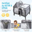 4-in-1 Portable Baby Nursery Center - Gray