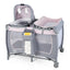 Parc de jeu portable convertible 4-en-1 avec musique et jouets - Gris