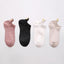 4 Pares de Calcetines Sin Mostrar con Bordado de Corazón para Mujeres