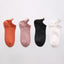 4 Pares de Calcetines Sin Mostrar con Bordado de Corazón para Mujeres