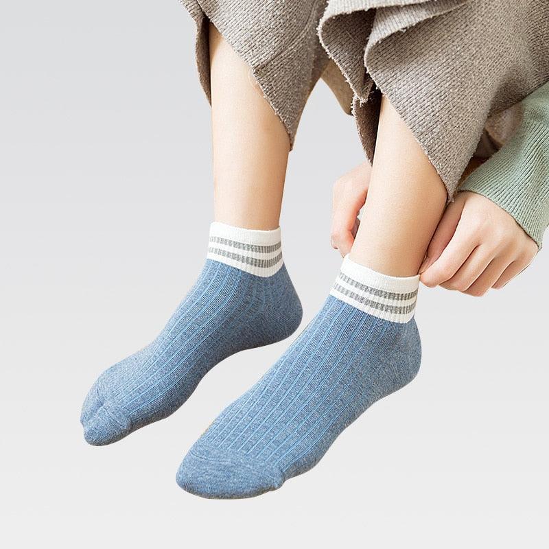 4 Pares de Calcetines Sin Mostrar con Bordado de Corazón para Mujeres