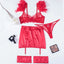 4 Piece Lace Up Underwear & Bra Set