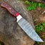 Artisan Damascus Skinning Knife – 4.5" Precision Blade - Korvel