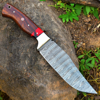 Artisan Damascus Skinning Knife – 4.5" Precision Blade - Korvel