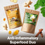 FreshDrinkUS Herbal Tea Duo: Turmeric Ginger Cinnamon & Moringa Leaf