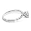 Bague de fiançailles en diamant cultivé en laboratoire en or blanc 14K - Taille 5