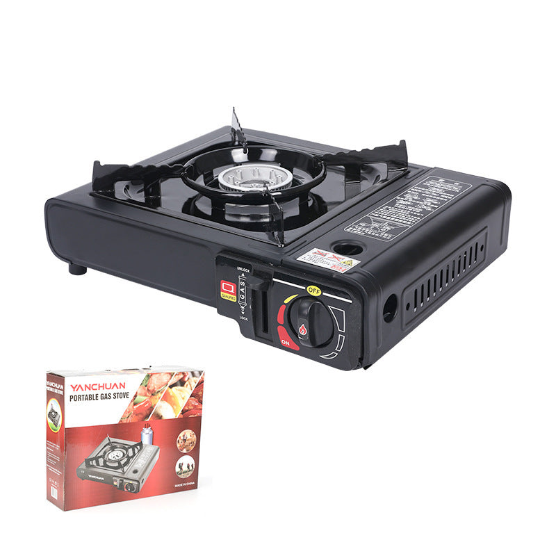 Single - burner Butane Camping Stove, windproof, adjustable, portable - Korvel