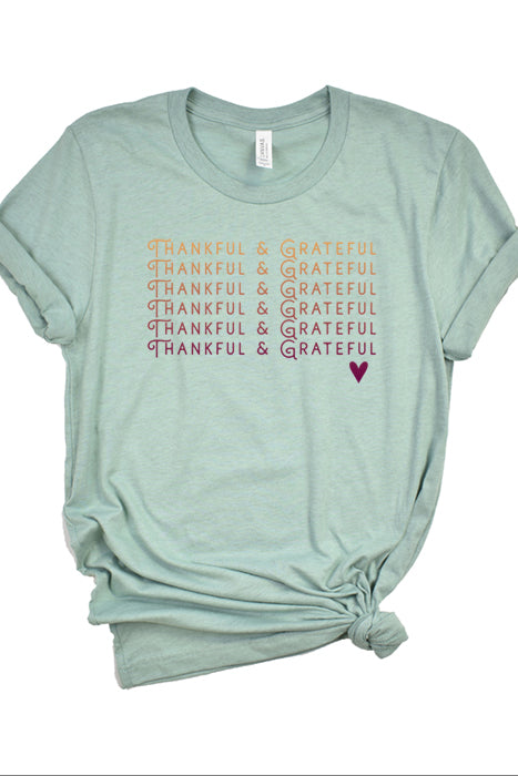 Camiseta agradecida y agradecida 4000