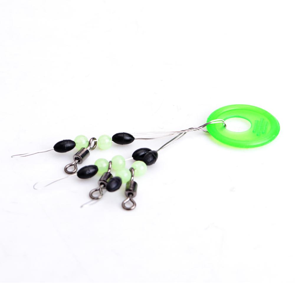 FISH KING 1PC 3 in 1 Size M Black Rubber Oval Fishing Float - Korvel