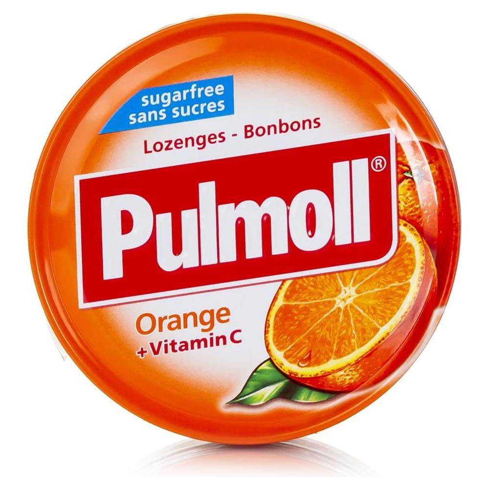 Pastillas Pulmoll de Naranja Sin Azúcar con Vitamina C - 45g