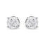 14K White Gold Lab Grown Diamond Classic Stud Earrings