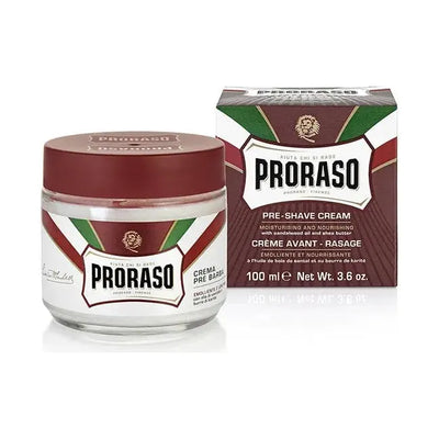 Proraso Pre-Shave Cream with Sandalwood Oil & Shea Butter - 3.6 Oz