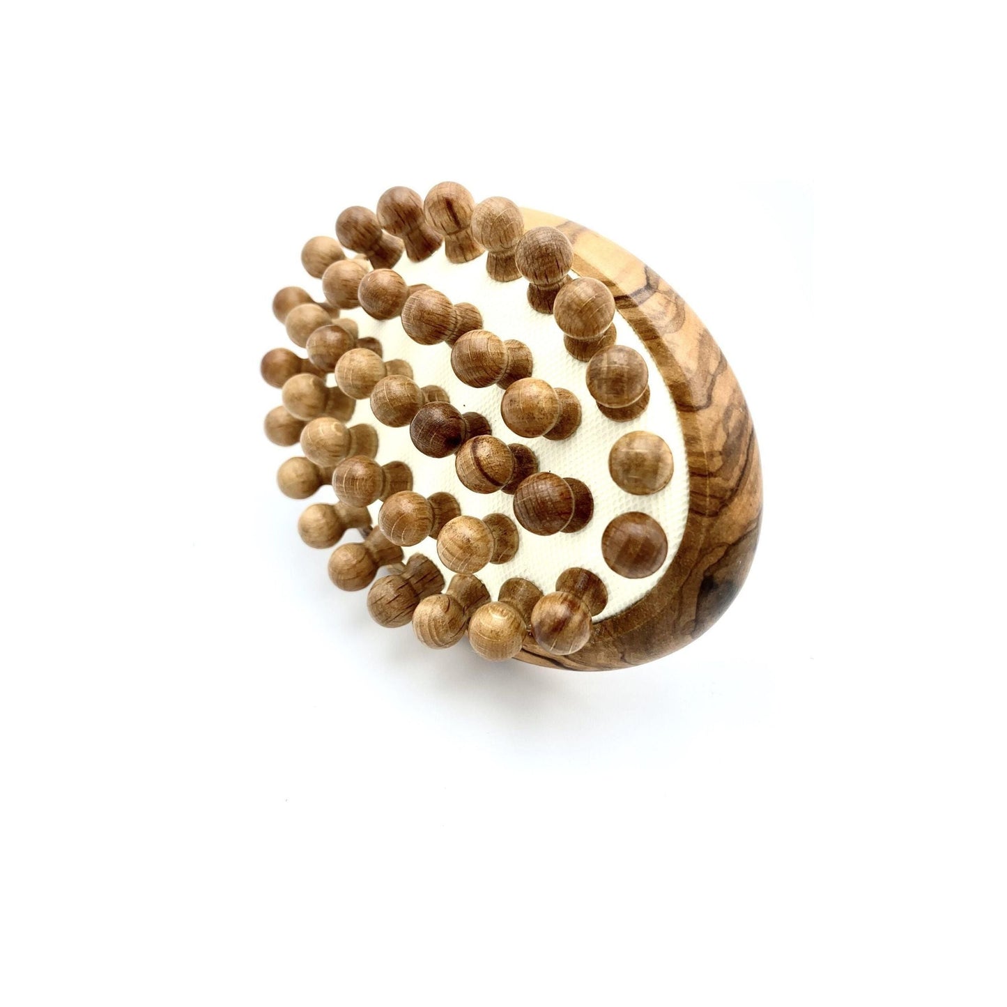 Dural Massage Brush - Olive Wood with Wooden Knobbles