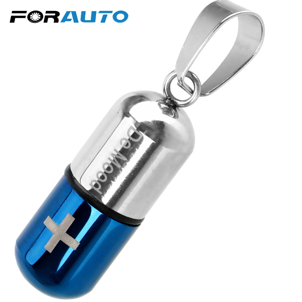 Air Freshener Car Hanging Perfume Pendant Empty Capsule Bottle for Essential Oils Diffuser Fragrance Ornaments Car-styling - Korvel
