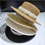Retro Pearl Flat Top Sun Protection Beach Hat