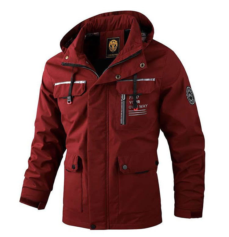 Men's Casual Hooded Parka - Warm & Windproof Jacket