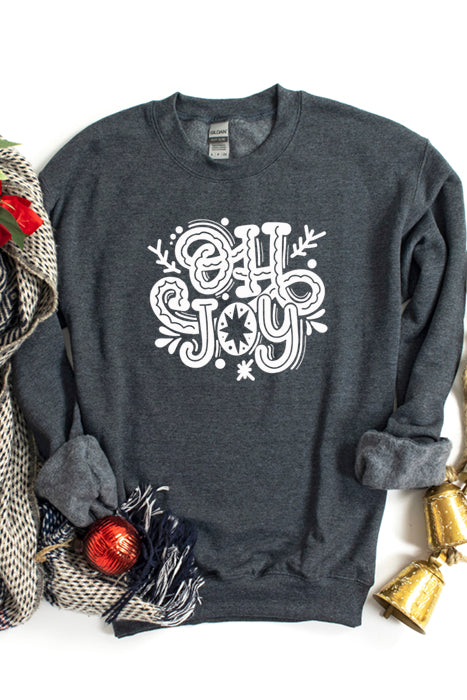 Oh Joy Unisex Cotton-Poly Blend Sweatshirt