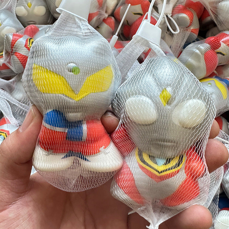 Netbag Egg Boy Party Pinch Music Stress Relief Toy Slow Rebound Ventilatory Artifact Cartoon Stress Relief Student Small Gift Item - Korvel