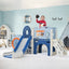 Toddler Pirate Ship Slide Set with Basketball Hoop